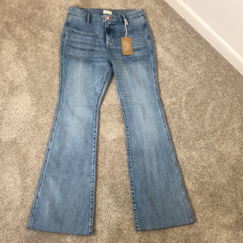 NWT Porter Blue ‘Wanderer Flare’ size 28